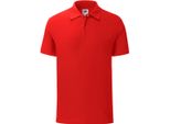 Fruit Of The Loom Herren Poloshirt Iconic RW6516 (M) (Rot)