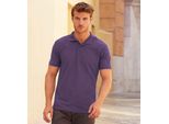 Fruit Of The Loom Herren Poloshirt Iconic RW6516 (S) (Rot Meliert)