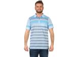 Maglietta Polo Herren Polo-Hemd Kurzarm Hellblau M
