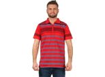 Maglietta Polo Herren Polo-Hemd Kurzarm Rot M