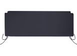 Cuscino Per Panchina Teako Design 220X47 Cm Per Panchina Belluno TB-1023 - Comodo Cuscino Di Seduta, Idrorepellente E Resistente (Nero)