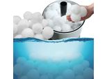 Sfere Filtranti Per Sistemi Di Filtraggio Per Piscine, Pulizia Efficiente Della Piscina Grazie All'elevato Assorbimento Dello Sporco, 500 G Sostituiscono 18 Kg Di Sabbia Filtrante
