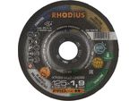 Rhodius XTK69 Multi Cross 211458 Cutting Disc 25 Pc(S) Tiles, Ceramic, Non-Ferrous Metal, Stone, Steel, Stainless Steel, Die-Cast, Wood, Composite Materials