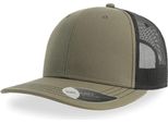 Atlantis Sonic | Sonic Cap, Cappello A 6 Pannelli - Colore: Olive/Nero - Taglia: Unica