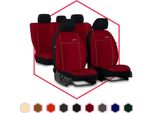 Coprisedili Per Auto Coprisedili Universali Per Renault Megane Ii Rosso Auto Set Di 3