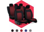 Coprisedili Auto Coprisedili Universali Per Skoda Rapid I Rosso Auto Set Di 3