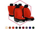 Coprisedili Auto Coprisedili Universali Per Fiat Punto I Arancione Set Di 3 Coprisedili Per Auto