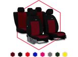 Coprisedili Auto Coprisedili Universali Coprisedili Auto Per Fiat Sedici Set Rosso Scuro