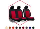 Coprisedili Auto Coprisedili Universali Per Fiat Ducato Ii Fino A 06 Rosso 1+2 Bus