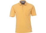 Redmond Casual Polo Uomo Manica Corta Maglia Regular-Fit Giallo S