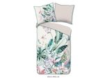 Descanso Mako Raso Biancheria Da Letto 155 X 220 Cm + 1 X 80 X 80 Cm Verdi Colorato