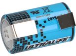 Batteria Al Litio 3,6V Ultralife Con Etichetta A U - LS14250 - 1/2 Aa - UHE-ER14250 Li-Socl2