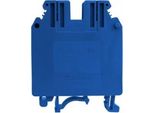 Morsetto Per Montaggio Su Guida 35Mm2 Morsetto Passante Blu Morsetto Per Installazione Morsetto A Vite Vde Ul