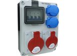 Distributore Di Corrente HL-S 32A 16A 2X230V Distributore Di Corrente Da Cantiere Doktorvolt 5361