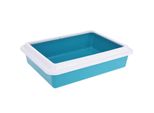 Lettiera Per Gatti Excellent Houseware, Polipropilene, 43X33X11 Cm, Blu