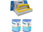 Intex - Confezione Economica - Filtro Ad H Adatto Alla Pompa Filtro 28602GS - 2 Pezzi & Spazzola Ways