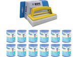 Intex - Confezione Economica - Filtro Ad H Adatto Alla Pompa Filtro 28602GS - 12 Pezzi & Spazzola Ways