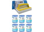 Intex - Confezione Economica - Filtro Ad H Adatto Alla Pompa Filtro 28602GS - 6 Pezzi & Spazzola Ways