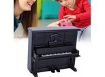1:12 Casa Delle Bambole Miniatura Di Legno Pianoforte Giocattolo Casa Delle Bambole Decorazione Accessorinero