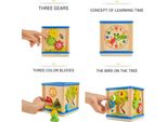 Labirinto Di Perline In Legno Per L'apprendimento Precoce, Selezionatore Di Forme, Cubo Di Attività, Regali Per Neonati E Bambini