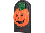 Campanello Di Halloween Horror Con Luce Suono Decorazione Prop Per Bar Haunted House Escape Room Forma Di Zucca