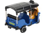 Modello Di Auto A Triciclo In Lega, Veicolo Giocattolo Per Bambini Altamente Simulato Con Funzione Di Spinta, Blu