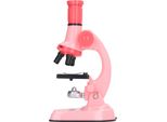Microscopio Giocattolo Strumento Di Laboratorio Biologico Educativo Per Bambini Rosa