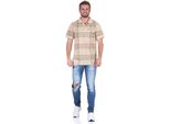 Maglietta Polo Herren Polo-Hemd Kurzarm, Beige L