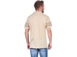 Maglietta Polo Herren Polo-Hemd Kurzarm, Beige M