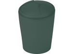 Spirella Bidone Per Cosmetici "Move"" Bidone Per Rifiuti Con Coperchio Basculante | Plastica | 5 Litri | Verde Scuro"
