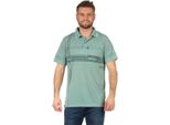 T-Shirt Polo Da Uomo Polo A Manica Corta Con Motivo, Oliva M