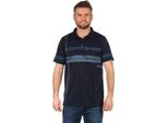 T-Shirt Polo Da Uomo Polo A Manica Corta Con Motivo, Blu Scuro M
