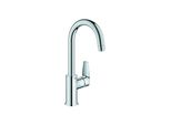Grohe Bauedge Mitigeur Monocommandé Pour Lavabo, L-Size, Saillie 140Mm, Vidage Push-Open, Orientable, 23911001, 23911001