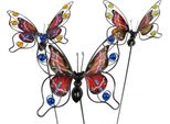 Farfalle Da Giardino Admiral Set Di 3 Circa 55 Cm - Decorazione Da Giardino