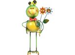 Rana Franz "Fiore"" Figura Da Giardino Di Circa 42 Cm - Decorazione Da Giardino"
