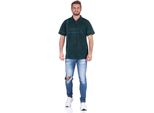 Polo Da Uomo T-Shirt Polo Manica Corta, Verde Scuro L