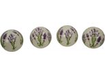Palla Galleggiante Lavanda Media Set Da 4 Circa 8 Cm - Decorazione Per Laghetti