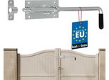 Kotarbau® Catenaccio Per Porte Di Garage 420 Mm Catenaccio Zincato Argento Con Impugnatura In Gomma