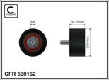 Caffaro 500162 Puleggia Di Rinvio Cinghia Trapezoidale Dentata 54 Mm Adatta Per MERCEDES-BENZ Classe C Berlina (W204) Classe E Berlina (W211) Classe C Station Wagon