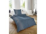 Biancheria Da Letto Hahn In Fibra Fine Stars Blue 135X200 Cm + 80X80 Cm