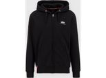 Alpha Industries Basic Zip Hoody Sl Giacca Da Uomo In Felpa Con Cappuccio