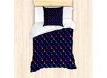Abakuhaus Wild Jagen Set Copripiumino Per Letti Singoli, Multicolore Elk, Antiacaro, Adatto A Chi Soffre Di Allergie, Con Federa, 135 Cm X 200 Cm - 80 X 80 Cm, Multicolore