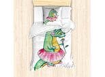 Abakuhaus Set Copripiumino Per Letto Singolo, Stile Acquerello Femminile, Antiacaro, Adatto A Chi Soffre Di Allergie, Con Federa, 135 Cm X 200 Cm - 80 X 80 Cm, Multicolore