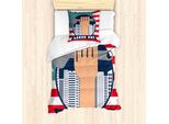 Abakuhaus Set Copripiumino Per Letto Singolo, Hand Holding Wrench, Antiacaro, Adatto A Chi Soffre Di Allergie, Con Federa, 135 Cm X 200 Cm - 80 X 80 Cm, Blush Rust