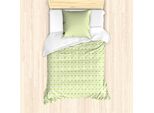 Abakuhaus Set Copripiumino Marocchino Per Letti Singoli, Tonalità Fresche Vintage, Antiacaro, Adatto A Chi Soffre Di Allergie, Con Federa, 135 Cm X 200 Cm - 80 X 80 Cm, Verde Chiaro Seafoam