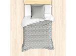 Abakuhaus Set Copripiumino Marocchino Per Letti Singoli, Tonalità Pastello Con Motivi Floreali, Antiacaro, Adatto A Chi Soffre Di Allergie, Con Federa, 135 Cm X 200 Cm - 80 X 80 Cm, Multicolore