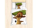 Set Copripiumino Abakuhaus Per Letti Singoli, Kinder Fun Hobby Startseite, Antiacaro, Adatto A Chi Soffre Di Allergie, Con Federa, 135 Cm X 200 Cm - 80 X 80 Cm, Multicolore