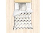 Abakuhaus Set Copripiumino Per Letto Singolo, Personaggi Stravaganti E Colorati, Antiacaro, Adatto A Chi Soffre Di Allergie, Con Federa, 135 Cm X 200 Cm - 80 X 80 Cm, Multicolore
