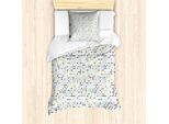 Abakuhaus Set Copripiumino A Pois Per Letti Singoli, Modern Continuing Runden, Antiacaro Adatto A Chi Soffre Di Allergie Con Federa, 135 Cm X 200 Cm - 80 X 80 Cm, Multicolore