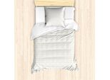 Abakuhaus Set Copripiumino Antico Orientale Per Letti Singoli, Decorazioni Circolari, Antiacaro, Adatto A Chi Soffre Di Allergie, Con Federa, 135 Cm X 200 Cm - 80 X 80 Cm, Bianco Crepuscolo